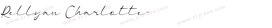 Rellyan Charlotte字体转换